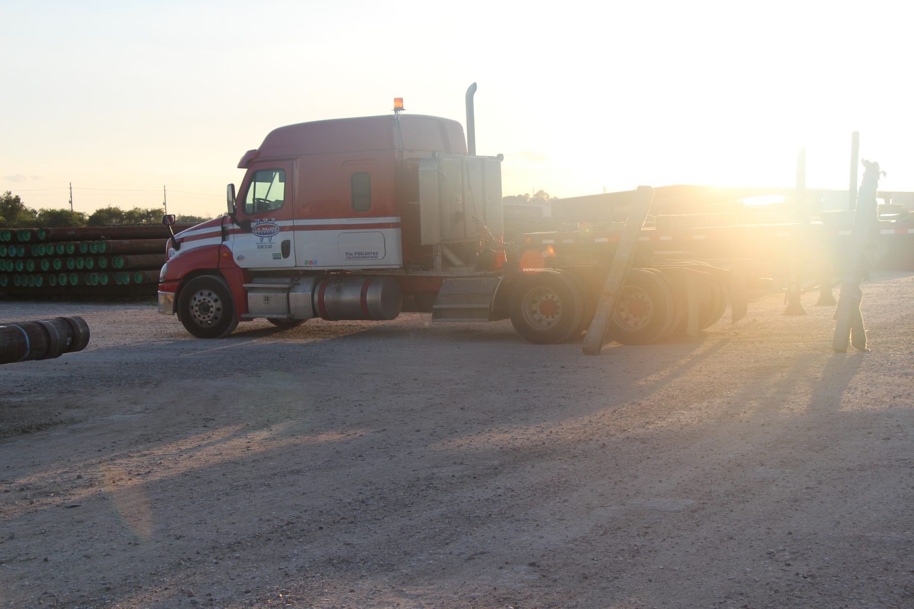 J.H. Walker Trucking tractor